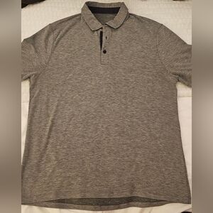 lululemon athletica Men's Heathered Gray Polo